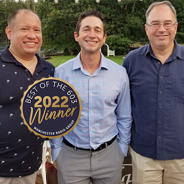 doctors smiling with overlay of Best of the 603 2022 Winner badge